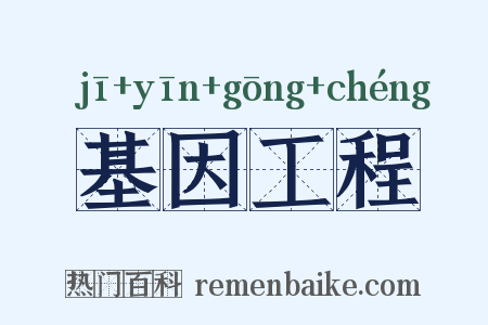 基因工程是什么意思的图片